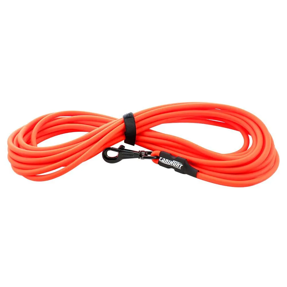 Canihunt Long Xtreme Round 10 M Hundkoppel, Orange, 8mm