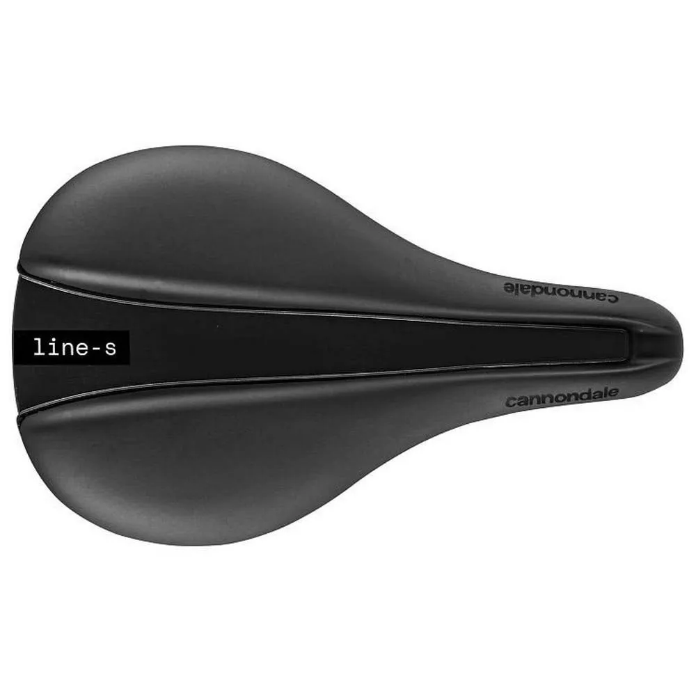 Cannondale Line S Carbon Flat Cykelsadel, Black, 142mm