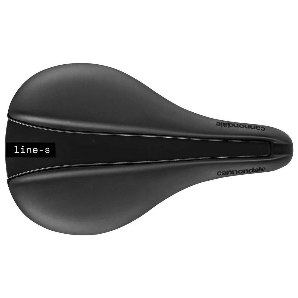 Cannondale Line S Cromo Flat Cykelsadel, Black, 142mm