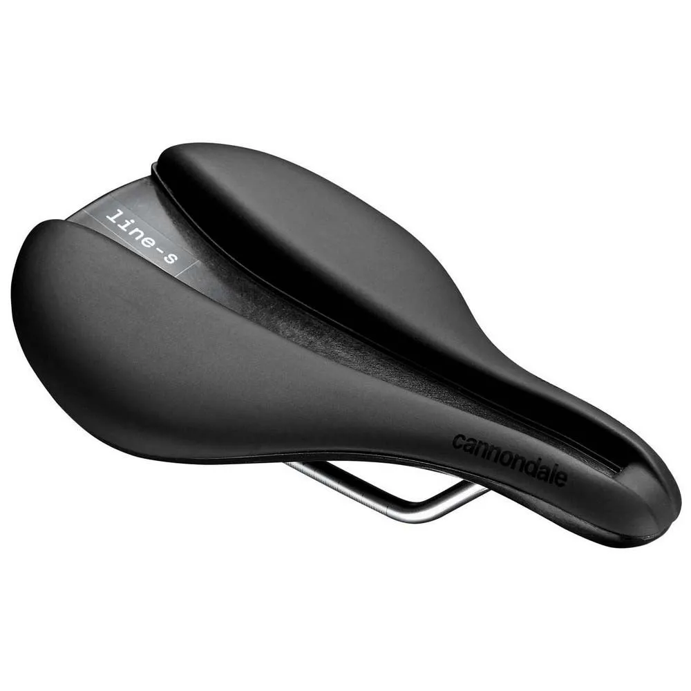 Cannondale Line S Cromo Flat Cykelsadel, Black, 142mm