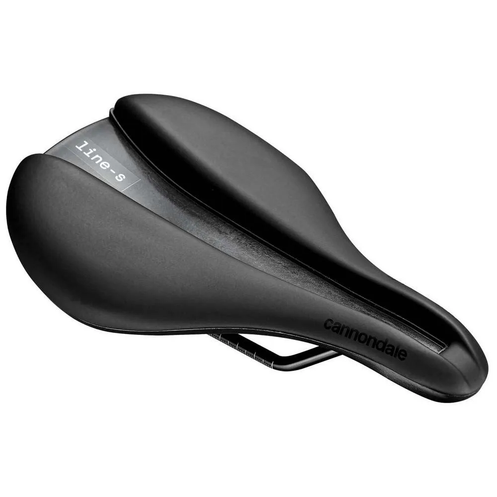Cannondale Line S Steel Flat Cykelsadel, Black, 142mm