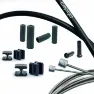 capgo Blue Line Shimano/sram Road Double Växlingskabelsats, Black, One Size