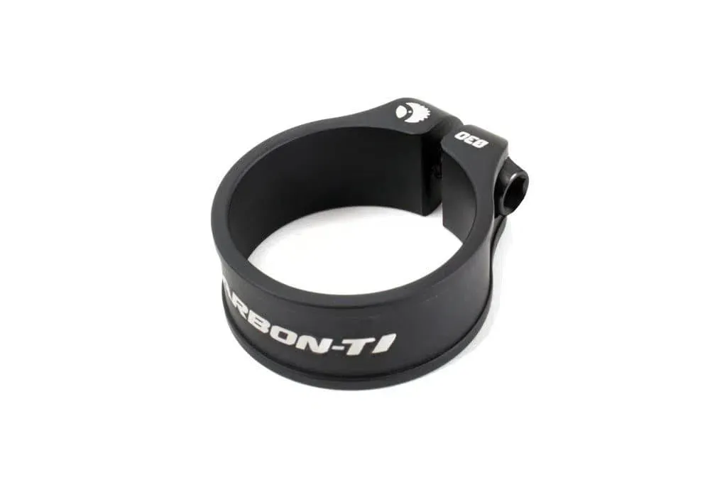 Carbon-Ti CARBON TI Seatpost X Clamp 3, Black, 31.8mm