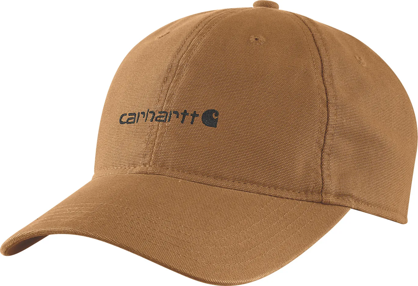 Carhartt Men's Canvas Embroidered Graphic Cap, Carhartt Brown Carhartt Men's Canvas Embroidered Graphic Cap, Carhartt Brown