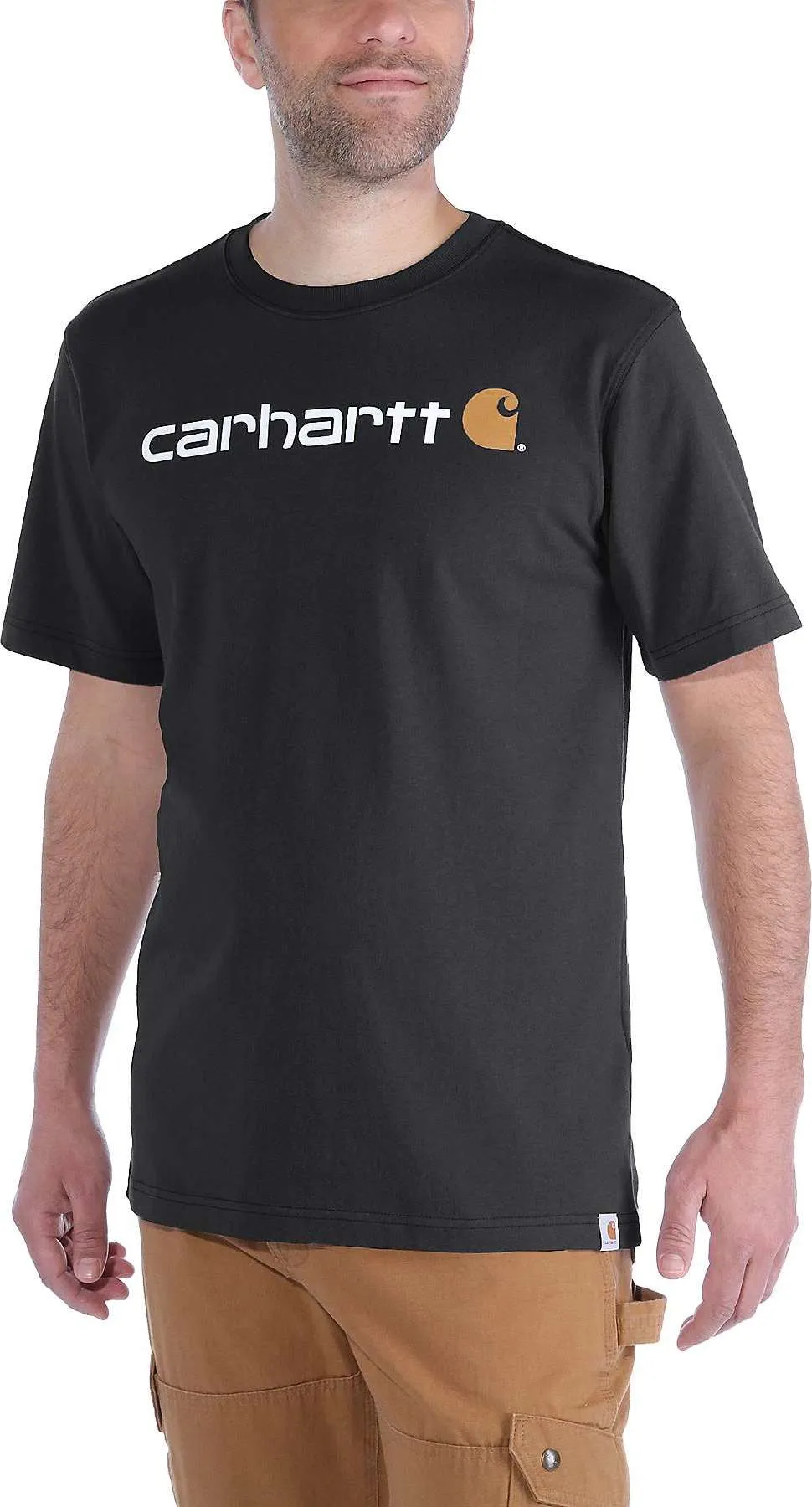 Carhartt Men's Core Logo T-Shirt Short Sleeve