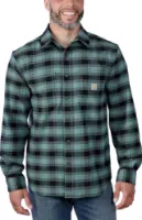 Carhartt Men's Flannel Long Sleeve Plaid Shirt Carhartt Men's Flannel Long Sleeve Plaid Shirt