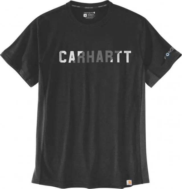 Carhartt Men's Force Flex Block Logo T-Shirt S/S