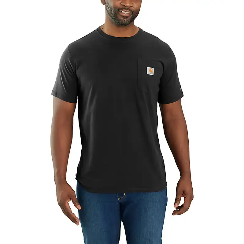 Carhartt Men's Force Relaxed Fit Midweight Short-Sleeve Pocket T-Shirt Carhartt Men's Force Relaxed Fit Midweight Short-Sleeve Pocket T-Shirt