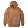 Carhartt Men's Graphic Hooded Sweatshirt, Brown