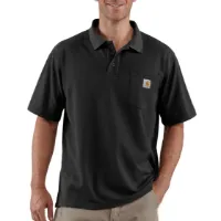 Carhartt Men's Loose Fit Midweight Short-Sleeve Pocket Polo Carhartt Men's Loose Fit Midweight Short-Sleeve Pocket Polo