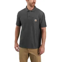 Carhartt Men's Loose Fit Midweight Short-Sleeve Pocket Polo Carhartt Men's Loose Fit Midweight Short-Sleeve Pocket Polo