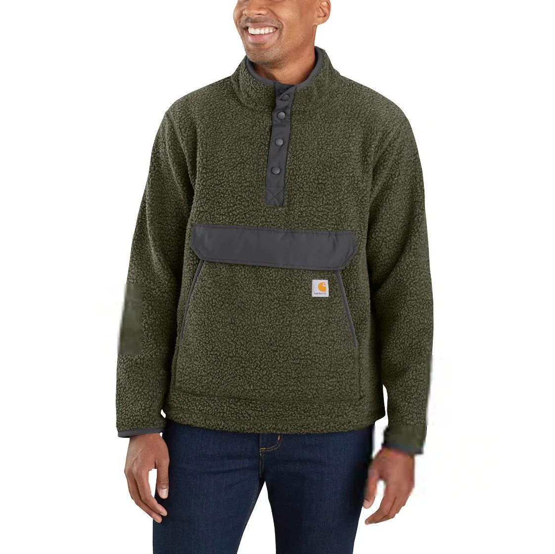 Carhartt Men's Relaxed Fit Fleece Pullover Carhartt Men's Relaxed Fit Fleece Pullover