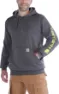 Carhartt Men's Sleeve Logo Hooded Sweatshirt
