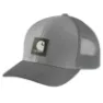 Carhartt Twill Mesh-Back Logo Patch Cap, Asphalt