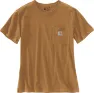 Carhartt Women's Loose Fit Heavyweight Short-Sleeve K87 Pocket T-Shirt, Carhartt® brown
