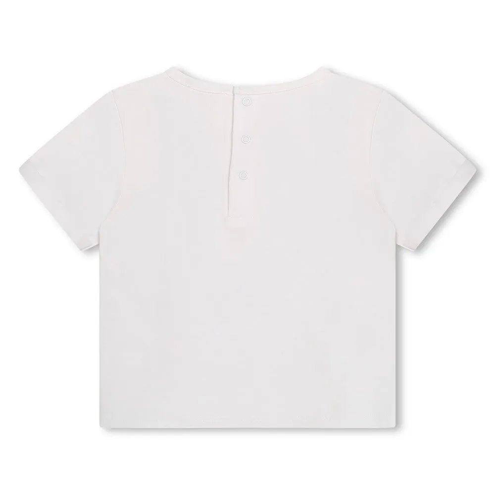 Carrement Beau Y30115 T-shirt Med Korta ärmar, White, 3Y
