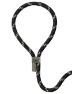 Casall Braided Yoga Carry Strap, Black/beige, One Size