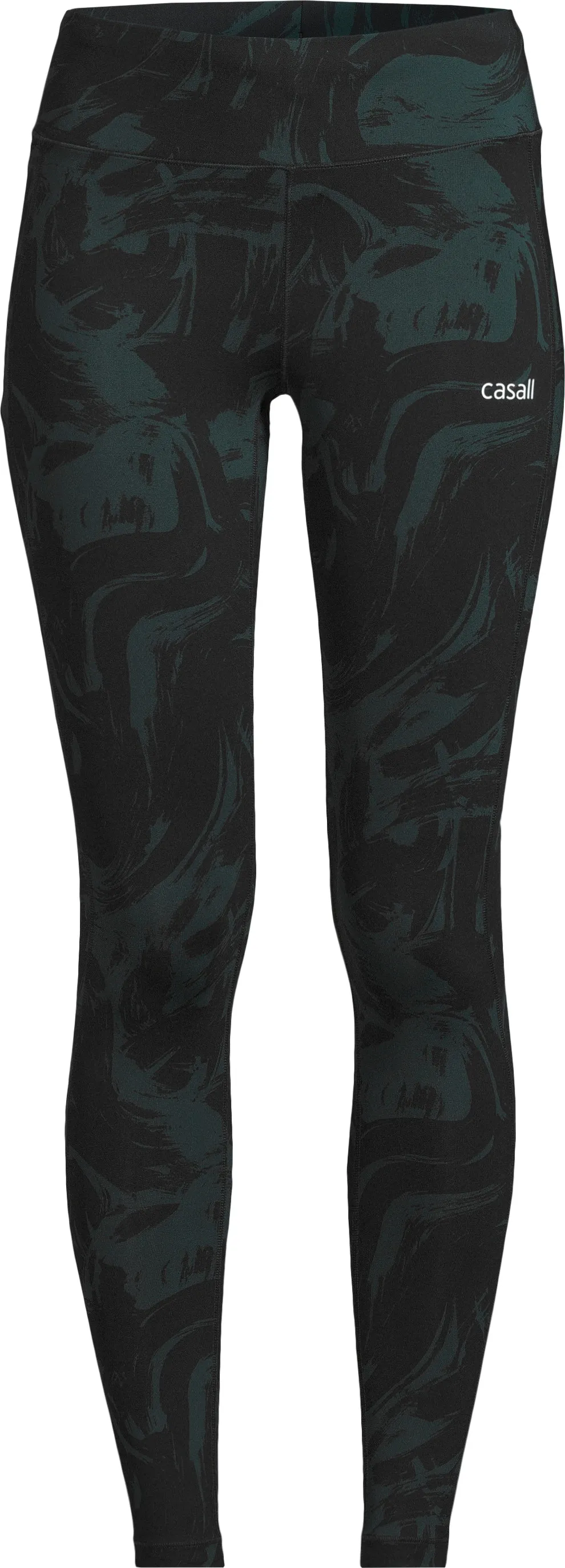 Casall Women's Essential Printed Tights, Blaze Pine Casall Women's Essential Printed Tights, Blaze Pine