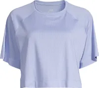 Casall Women's Laser Mesh Crop Tee