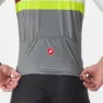 Castelli A Blocco Korta ärmar Cykeltröja Refurbished, Ivory / bordeaux / electric lime, L