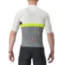 Castelli A Blocco Korta ärmar Cykeltröja Refurbished, Ivory / bordeaux / electric lime, L