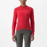 Castelli Anima 4 Dam LS Tröja, Röd