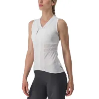 Castelli Anima 4 Sleeveles Cykeltröja Dam, Light Black/Ivory