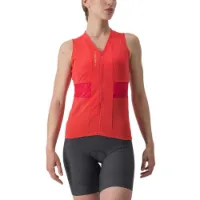Castelli Anima 4 Sleeveles Cykeltröja Dam, Light Black/Ivory Castelli Anima 4 Sleeveles Cykeltröja Dam, Light Black/Ivory