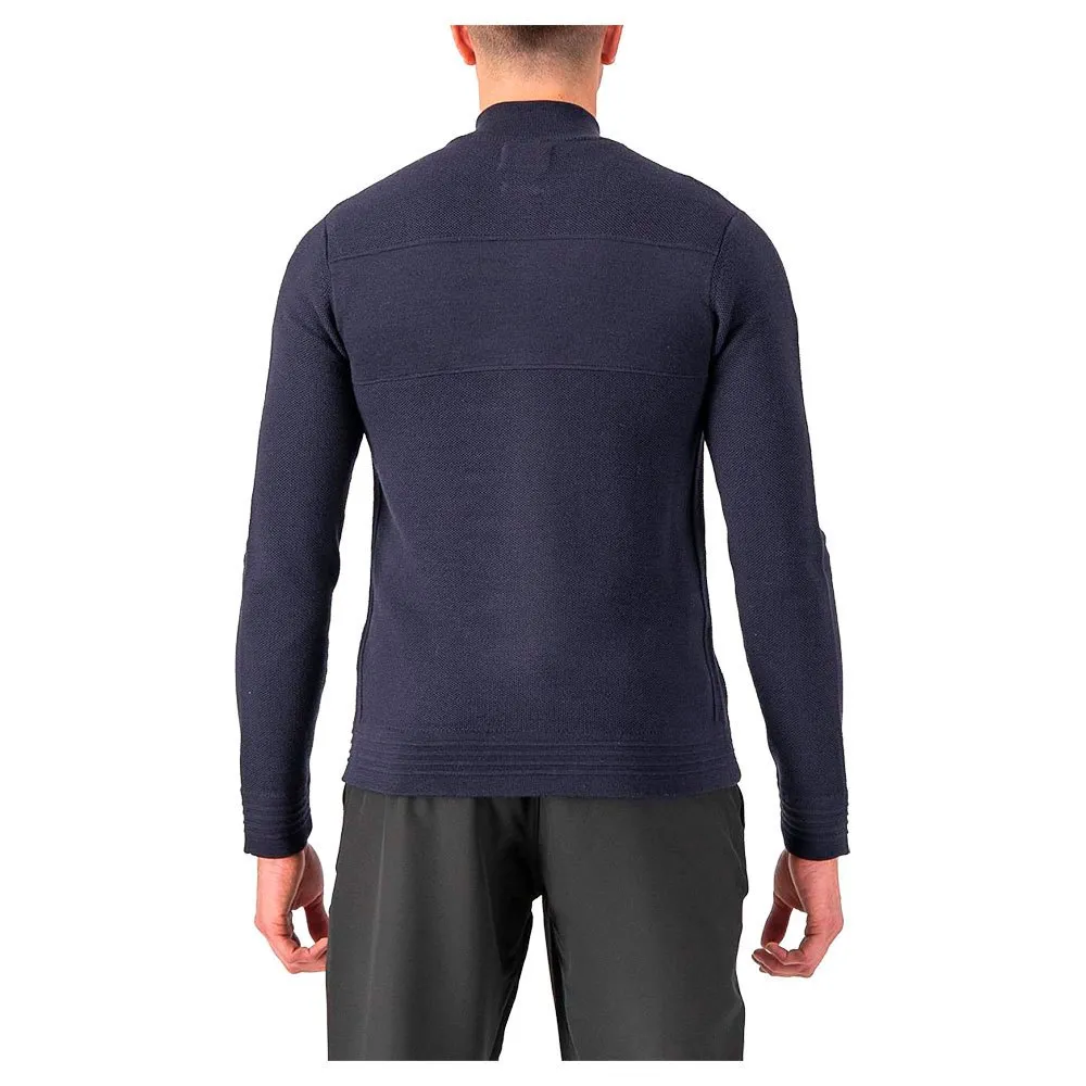 Castelli Armando Sweatshirt Med Dragkedja, Savile blue, M Castelli Armando Sweatshirt Med Dragkedja, Savile blue, M