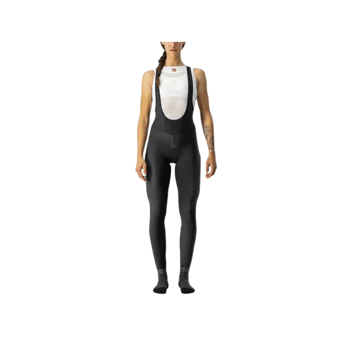 Castelli Bibtights Velocissima Woman, Blue Pink