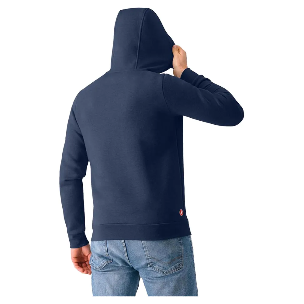 Castelli Classico Tröja Med Huva, Belgian blue / white, XXL