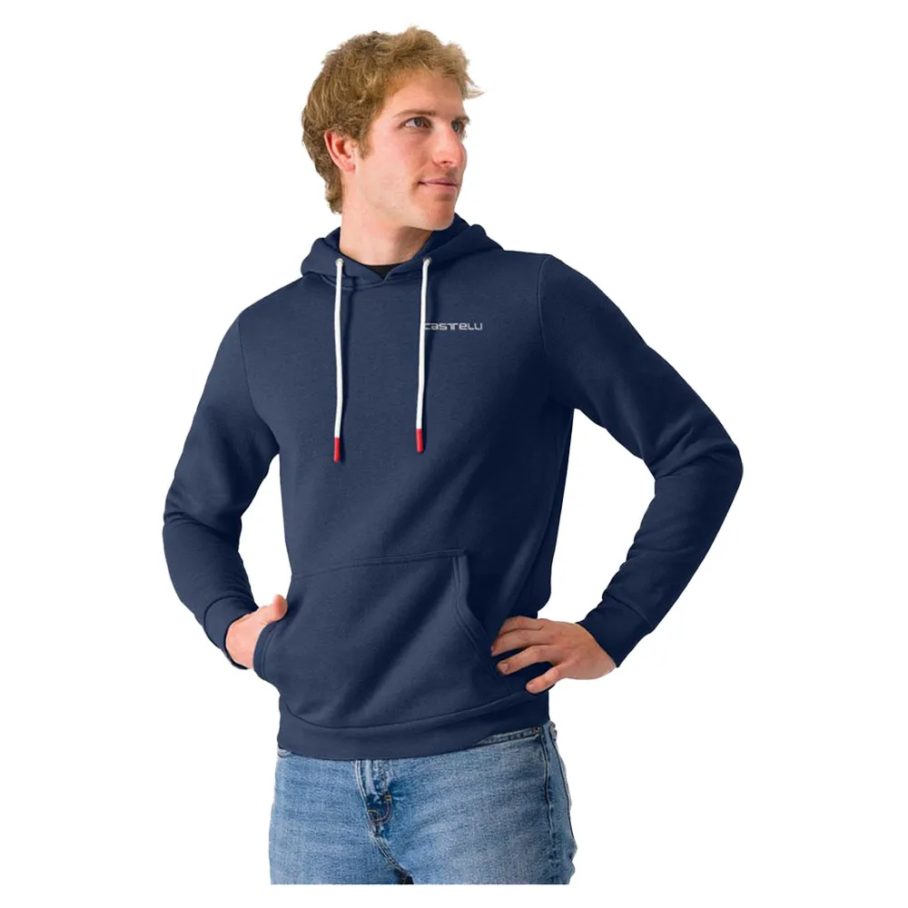Castelli Classico Tröja Med Huva, Belgian blue / white, XXL