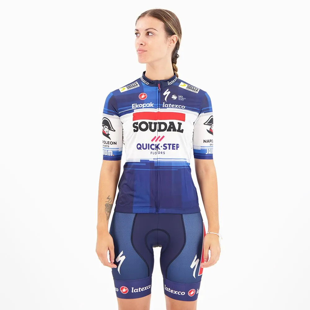 Castelli Competizione 2 Soudal Quick-step 2023 Korta ärmar Cykeltröja Castelli Competizione 2 Soudal Quick-step 2023 Korta ärmar Cykeltröja