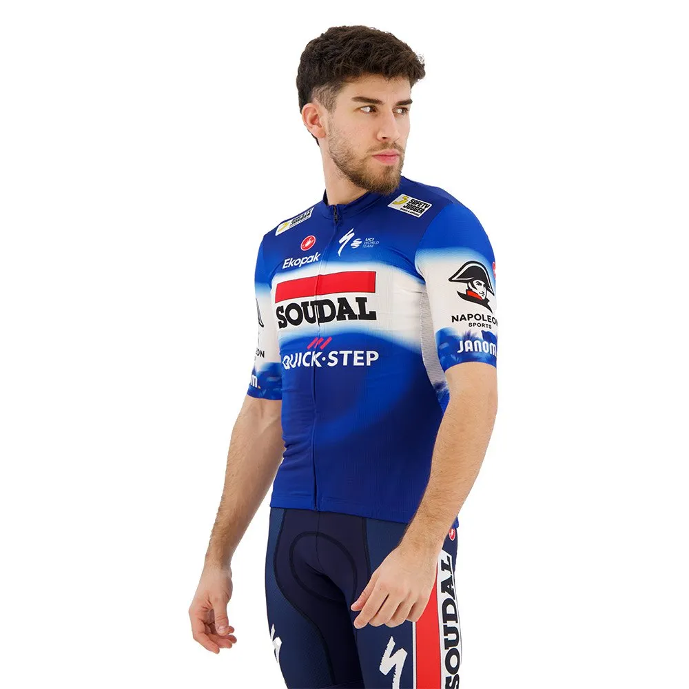 Castelli Competizione 3 Soudal Quick-step 2024 Korta ärmar Cykeltröja