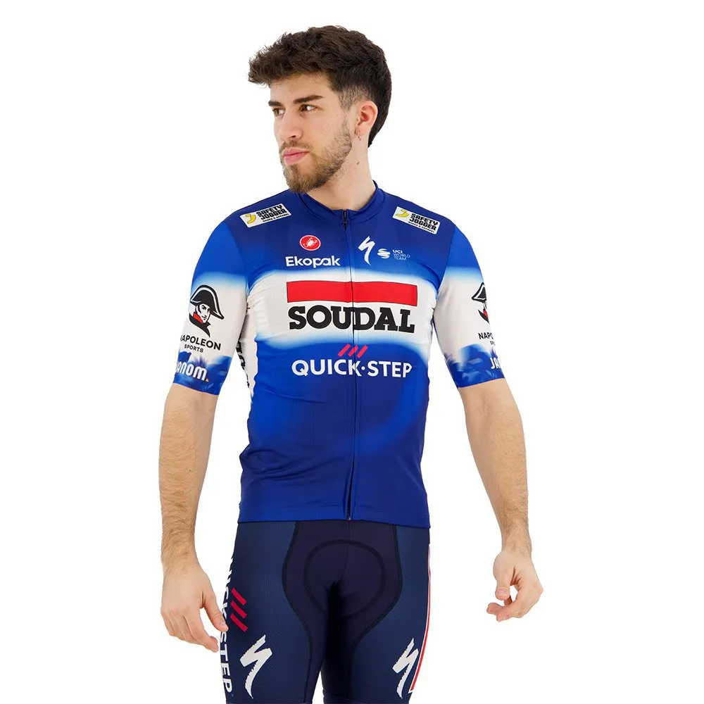 Castelli Competizione 3 Soudal Quick-step 2024 Korta ärmar Cykeltröja