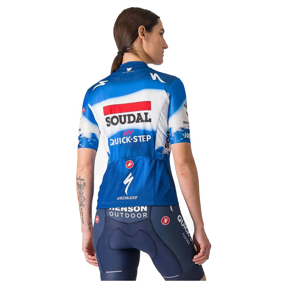 Castelli Competizione 3 W Soudal Quick-step 2024 Korta ärmar Cykeltröja