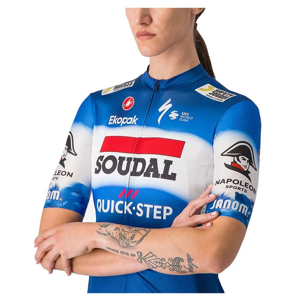Castelli Competizione 3 W Soudal Quick-step 2024 Korta ärmar Cykeltröja