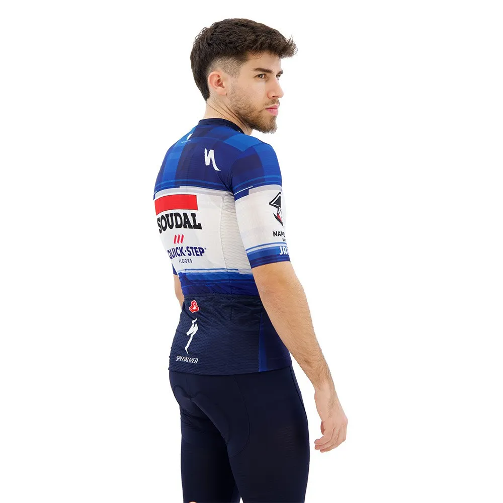 Castelli Competizione Soudal Quick-step 2023 Korta ärmar Cykeltröja, Dark blue / white