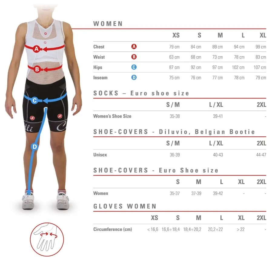 Castelli Dinamica Dame Jacka Castelli Dinamica Dame Jacka