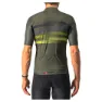 Castelli Endurance Pro Korta ärmar Cykeltröja, Military green / blue sulphur, XXL