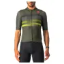Castelli Endurance Pro Korta ärmar Cykeltröja, Military green / blue sulphur, XXL