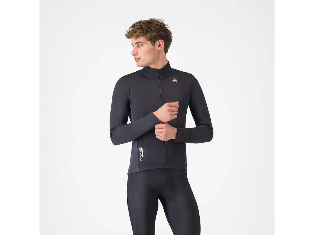 Castelli Entrata 2 cykeljacka light black/dark grey herr
