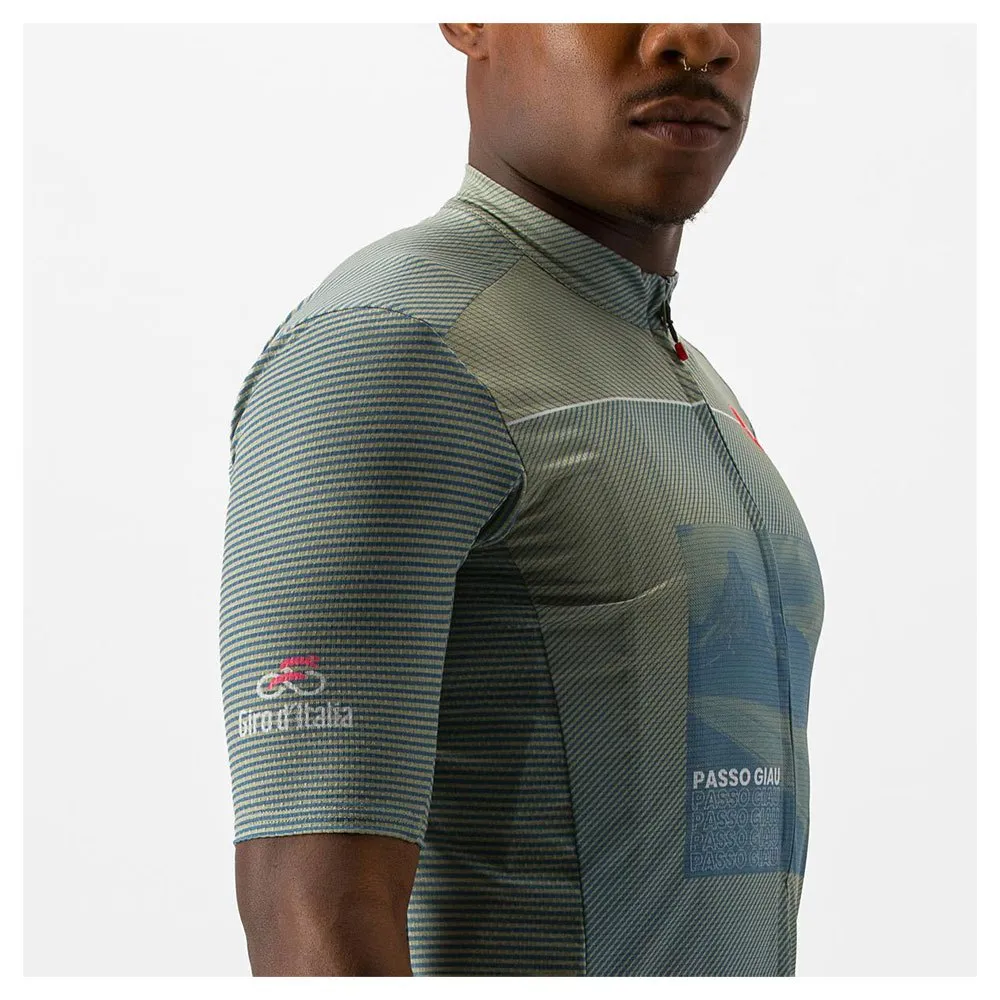 Castelli #giro Giau Korta ärmar Cykeltröja, Green te