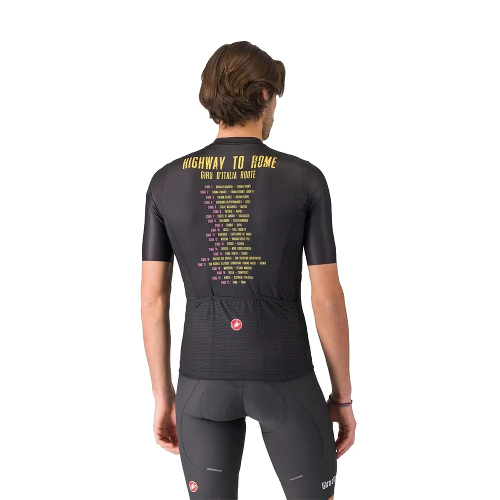 Castelli #giro Highway To Rome Korta ärmar Cykeltröja