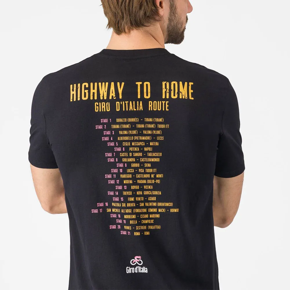 Castelli #giro Highway To Rome T-shirt Med Korta ärmar Castelli #giro Highway To Rome T-shirt Med Korta ärmar