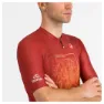Castelli #giro107 Roma 2024 Korta ärmar Cykeltröja, Purple red