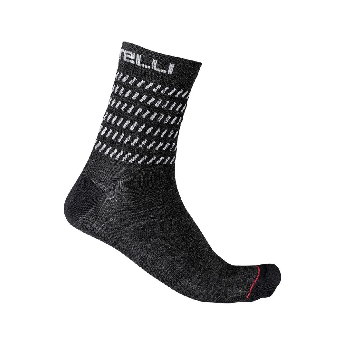 Castelli Go 15 Socks, Dark Grey