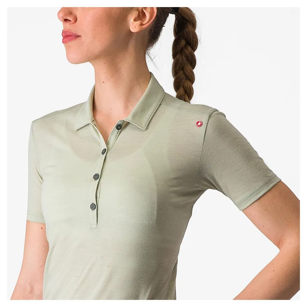 Castelli Merino Kortärmad Polotröja Castelli Merino Kortärmad Polotröja