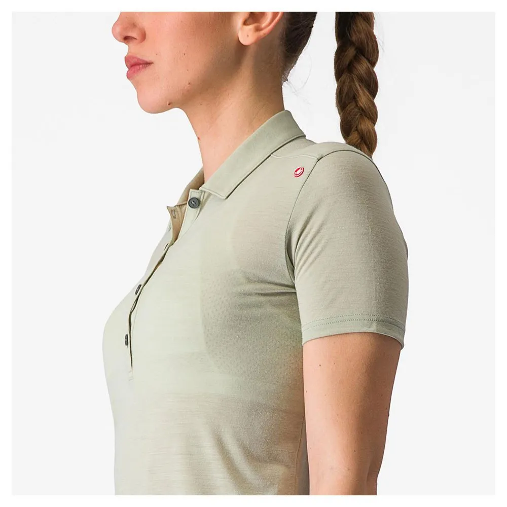 Castelli Merino Kortärmad Polotröja Castelli Merino Kortärmad Polotröja