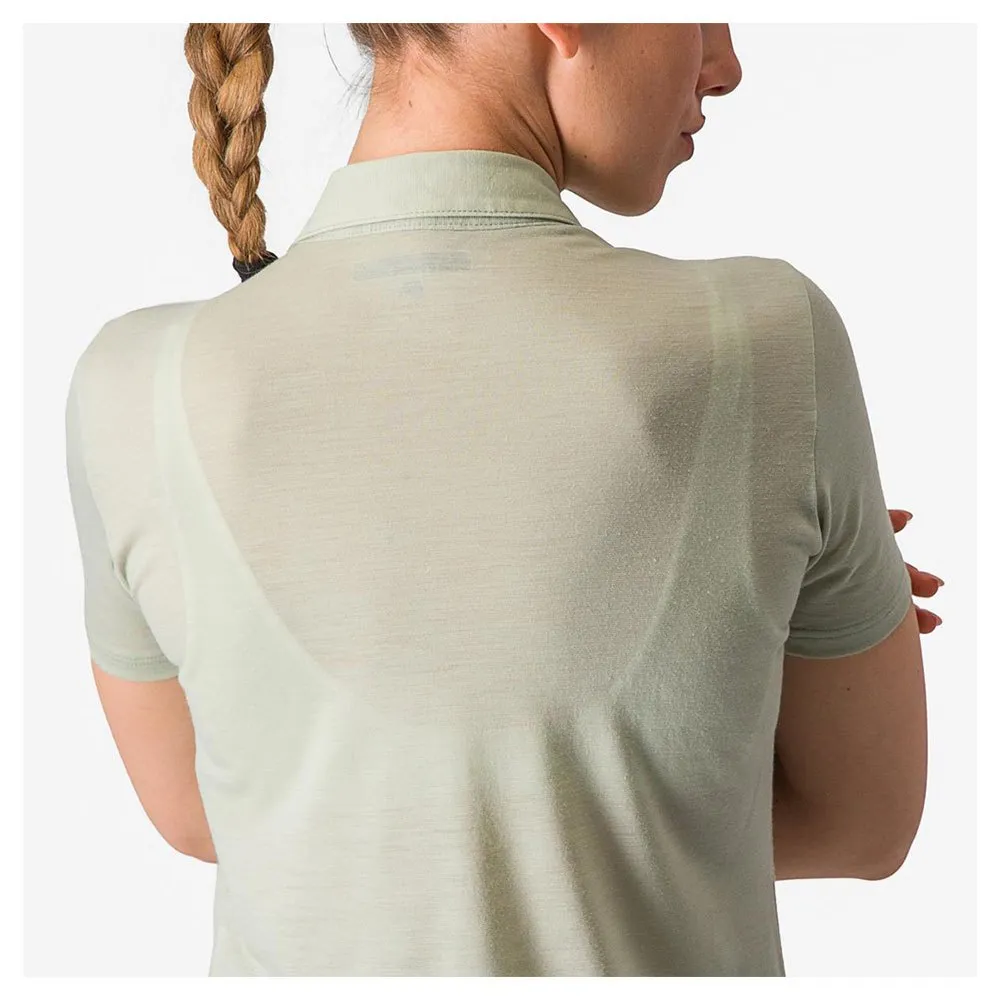Castelli Merino Kortärmad Polotröja Castelli Merino Kortärmad Polotröja